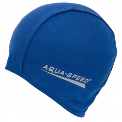 Czepek pływacki z poliestru POLYESTER CAP niebieski Aqua-Speed