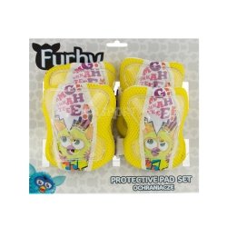 Zestaw ochraniaczy dziecięcych kolana + łokcie FURBY
