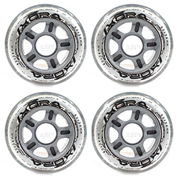 Kółka rekreacyjne, fitness, szybkościowe PU 90x24mm 4szt. Nils