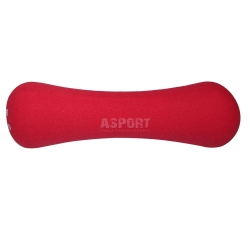 Hantel, ciężarek żeliwny, neoprenowy 0,75kg czerwony HMS