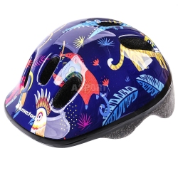 Kask ochronny, dziecięcy, rowerowy, na rolki, wrotki MV6-2 JUNGLE Meteor