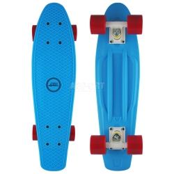 Deskorolka plastikowa, rybka PENNYBOARD niebieska 58cm Nils