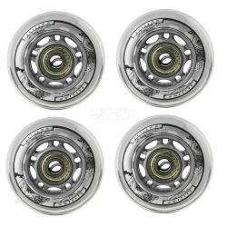 Kółka rekreacyjne, fitness PU 64mm/82A 4szt. + łożyska ABEC7 8szt.Nils