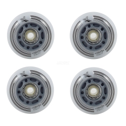 Świecące kółka rekreacyjne, LED, do rolek 24x64mm 4 szt. Nils Extreme