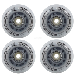 Świecące kółka rekreacyjne, LED, do rolek 24x70mm 4 szt. Nils Extreme