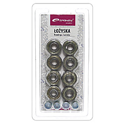 Łożyska do rolek ABEC3 CARBON 8szt. + tulejki 4szt. Spokey