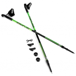 Kije Nordic Walking 105-135 cm MEADOW II zielono-czarne Spokey