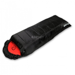 Śpiwór turystyczny typu kołdra z kapturem 180+30 cm, ocieplenie 190g SportVida