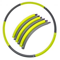 Hula Hop składane 90 cm szaro-zielone Sportvida