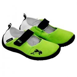 Obuwie plażowe Buty do wody juniorskie zielone Sportvida